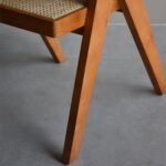 Veyra Dining Chair in Beech Wood and Rattan - Image 6