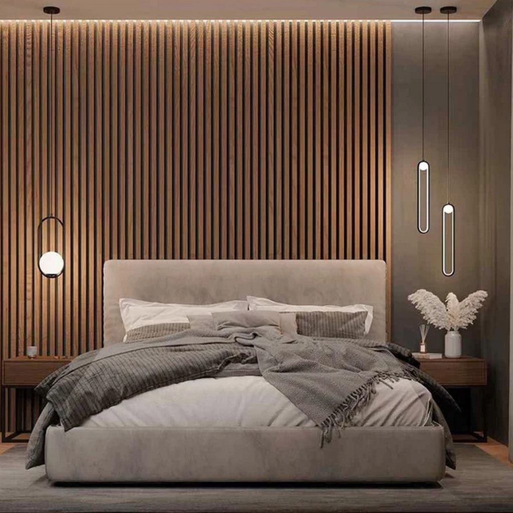 engfur67-env_1 MDF Wooden Bed – Beige - Image 1