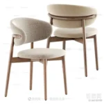Chair Elvia Beech Wood Dining 