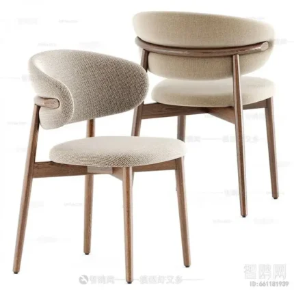 Chair Elvia Beech Wood Dining 
